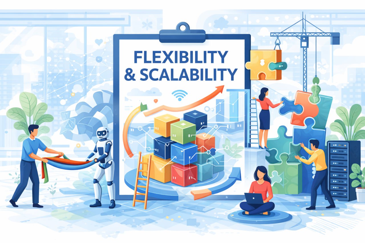 5. Гибкость и масштабируемость Онлайн-предприниматели часто сталкиваются с изменениями в спросе и потребностях клиентов. Профессиональная техподдержка может предложить гибкие решения, которые легко адаптируются к изменяющимся условиям рынка. Это позволяет предпринимателям масштабировать свои операции, не беспокоясь о технических аспектах, что является ключевым моментом для успешного роста бизнеса.